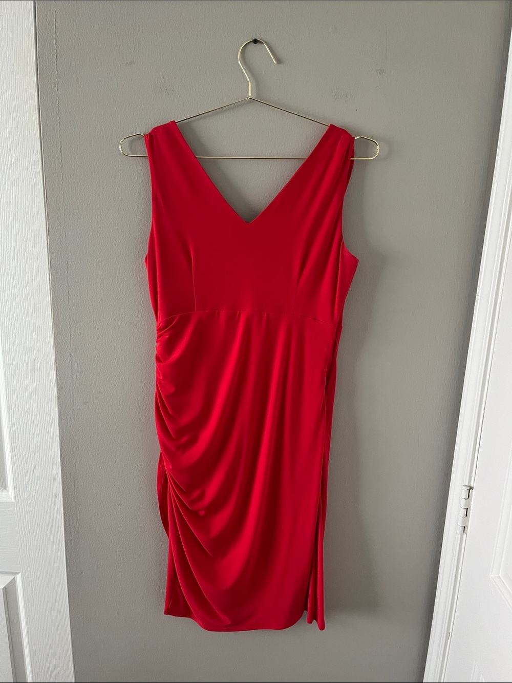 Red Cocktail Dress - Picture 4 of 4